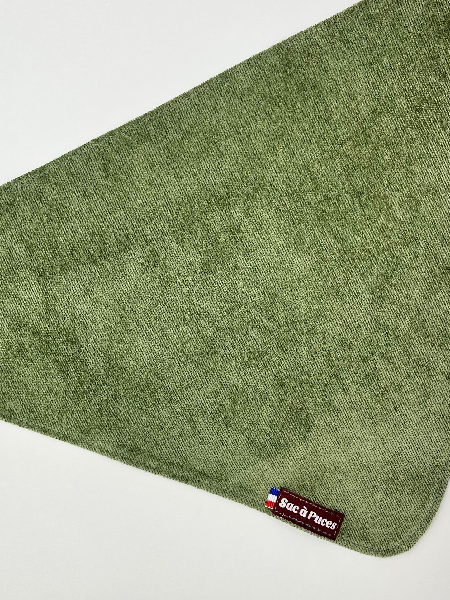 Bandana Petit Velours – Vert Sapin